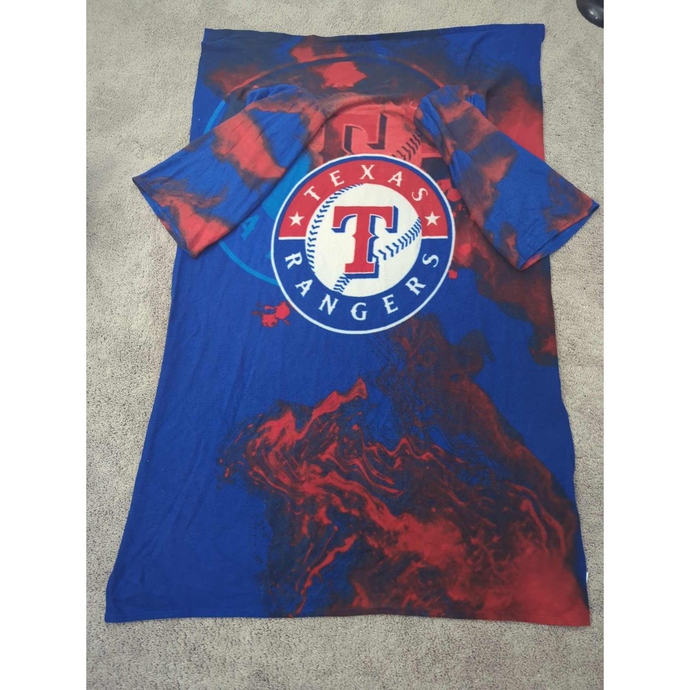 Texas Rangers Throw‎ Blanket Mens 65" x 42.5" Snuggies MLB Northwest